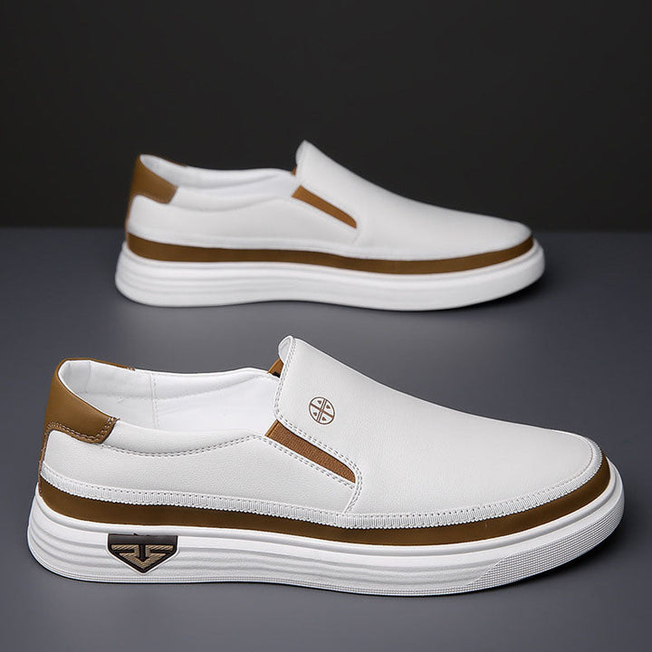 Aurelio™ Leather Comfort Slip-On Sneakers