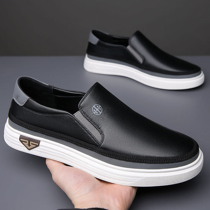 Aurelio™ Leather Comfort Slip-On Sneakers