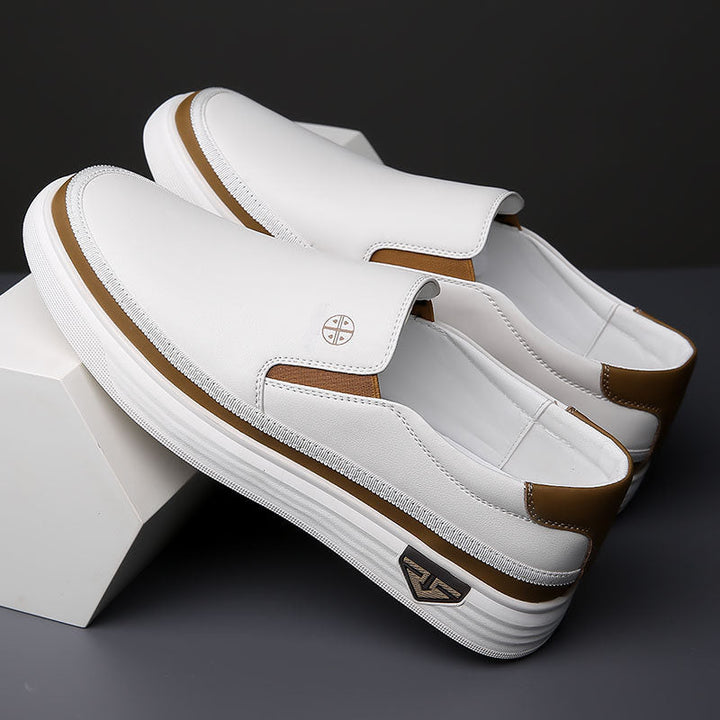 Aurelio™ Leather Comfort Slip-On Sneakers