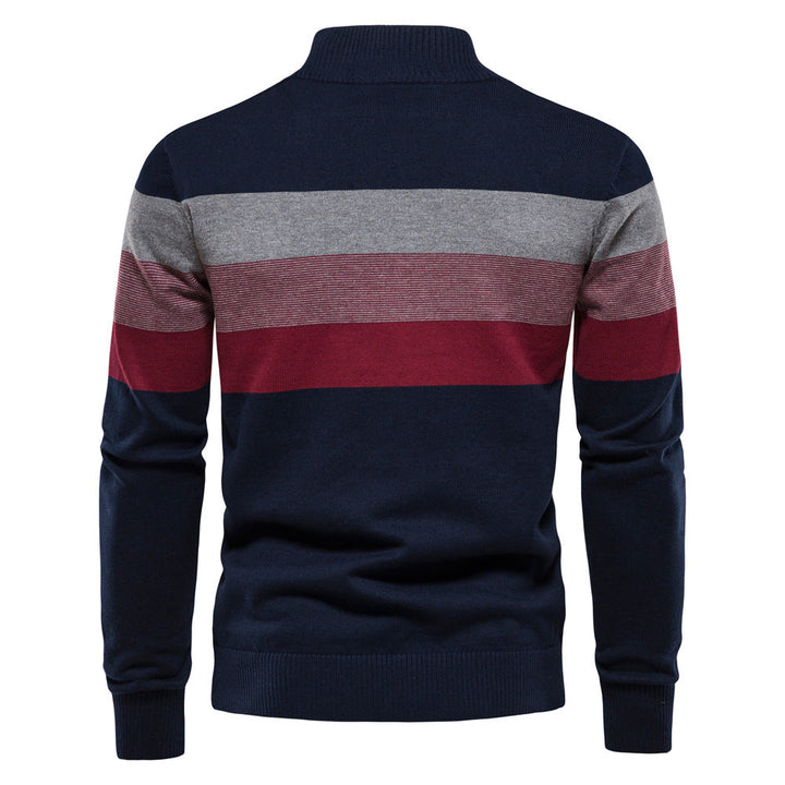 Raffaele Classic Half-Zip Knit Sweater