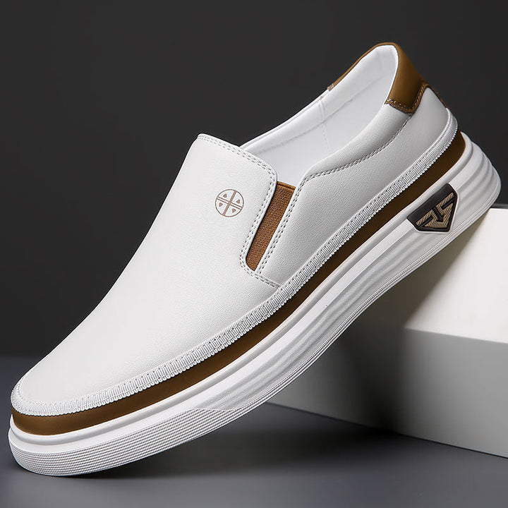Aurelio™ Leather Comfort Slip-On Sneakers