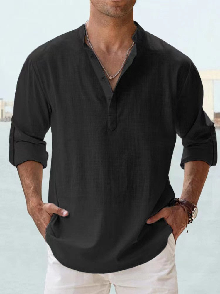 Leon Resort Linen Shirt