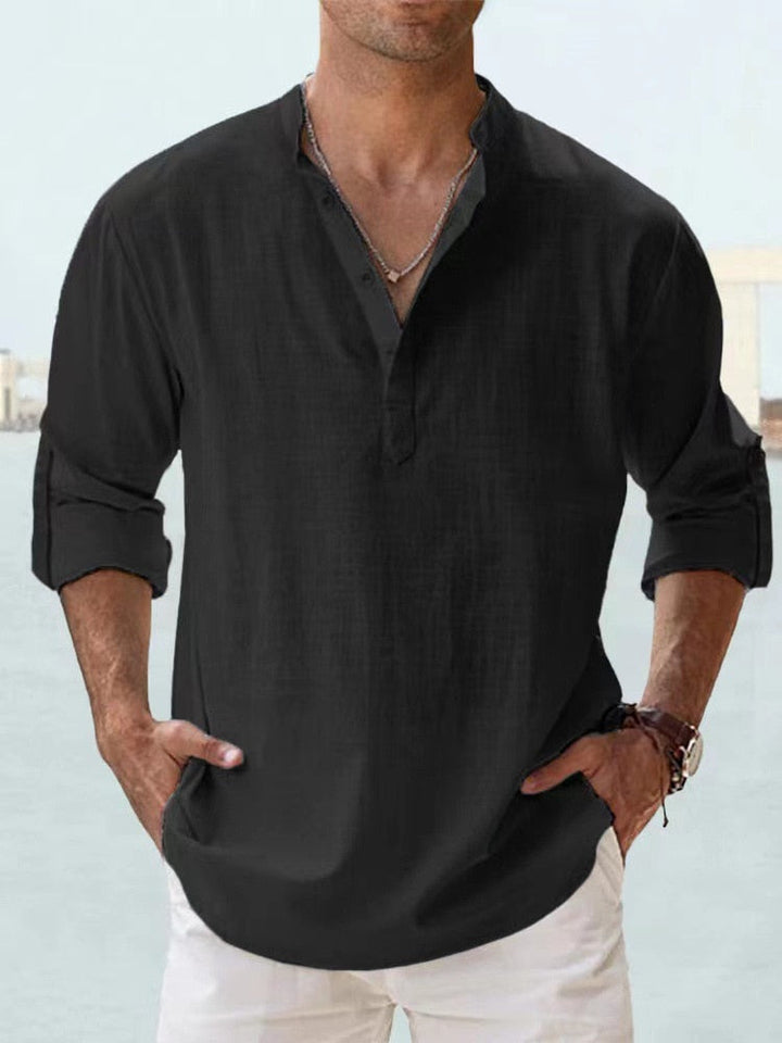 Leon Resort Linen Shirt