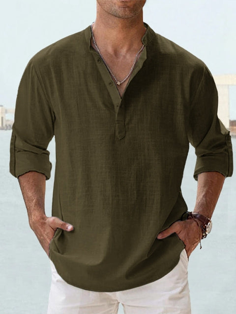 Leon Resort Linen Shirt